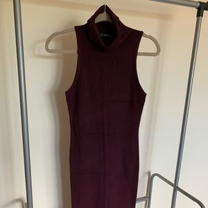 COPY - Burgundy Zara sweater dress